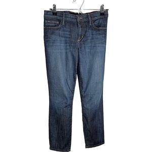 Joe’s Jeans Jackie Dark Wash Mid Rise Cropped Skinny Denim Jeans Supima Blend 28